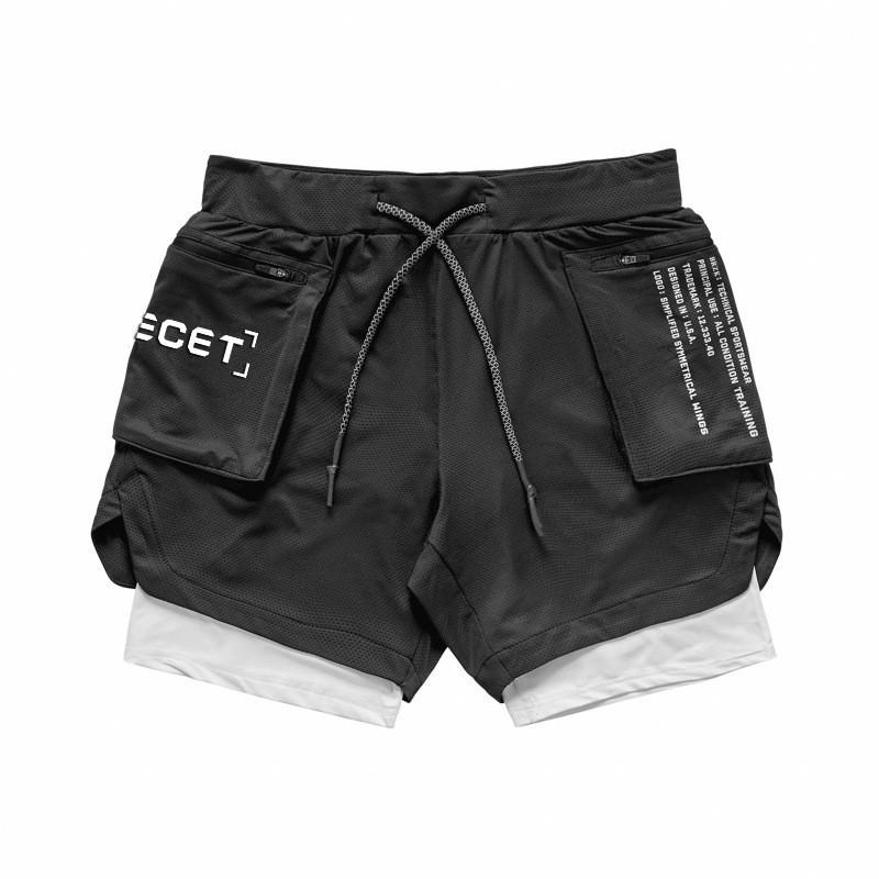 jogging shorts for men Summer Camouflage Men's Shorts Fashion Men's Double-Layer Shorts Body Brothers Casual Men's Clothing
