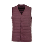Men Winter Coats Puffer Jacket down Coat Autumn and Winter Vest Men's Short down Vest