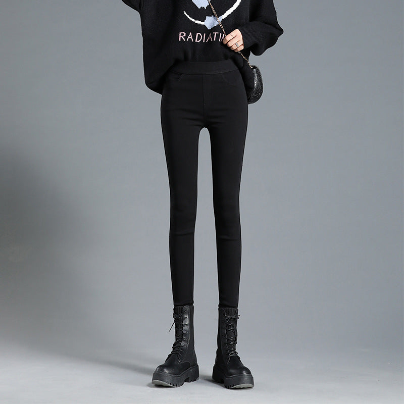 Women Legging Autumn High Waist Slim Skinny Pencil Pants Leggings Outer Wear Trousers