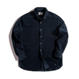 Work Shirts Vintage Corduroy Long-Sleeved Shirt Winter Coat for Men