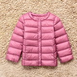 Kids Winter Coats Puffer Jacket down Coat Autumn and Winter round Neck Short Warm
