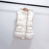 Women Winter Coats Puffer down Vest Hooded Loose Fashion Coat