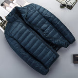 Men Winter Coats Puffer Jacket down Coat Autumn and Winter Lightweight down Jacket Men's Stand Collar Jacket