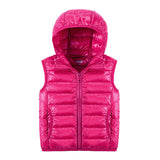 Kids Winter Coats Puffer Jacket down Coat Children's down Jacket Vest Hooded
