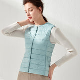 Women Winter Coats Puffer down Vest Lightweight down Jacket Vest Women's Autumn and Winter Vest