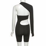 Spring NEW Long Sleeve Sexy Cutout Sports Jumpsuit