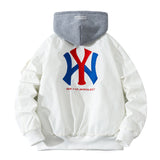 New York NYC Varsity Jacket Autumn and Winter Bomber Jacket Embroidered Hip Hop Baseball Uniform