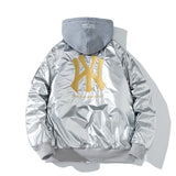 New York NYC Varsity Jacket Hooded Baseball Uniform Coat