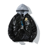 New York NYC Varsity Jacket Hooded Baseball Uniform Coat