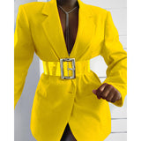 Women Business Professional Attire Fashion Long Sleeve Women's Small Suit Jacket