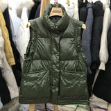 Women Winter Coats Puffer down Vest down Jacket Women's Vest