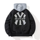 New York NYC Varsity Jacket Baseball Uniform Men's Sequined Embroidered Air Force Flight Suit Jacket