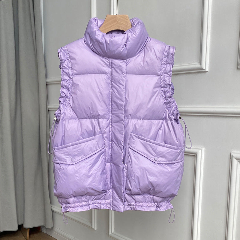 Women Winter Coats Puffer down Vest down Jacket Women's Vest