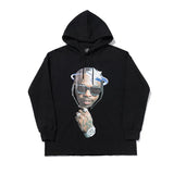 Vlone Hoodie Casual Fashionable Hip Hop Hoodie Loose Men's and Women's Hoodie