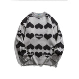 Man Fall Winter Outfis Autumn and Winter round Neck Sweater Men's Fashion Brand Loose Casual Couple Sweater
