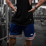 jogging shorts for men Slim Fit Muscle Gym Men Shorts Summer Shorts Spring Summer Sports Basketball Male Striped Loose