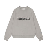 Fog Sweatshirt Hoodie Letter Crew Neck Sweater Men'S High Street Loose Trendy Large Size Retro Sports Fear Of God essential