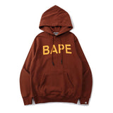 Shark Print Hoodie Autumn Hip Hop Men's Letter Embroidered Long Sleeve Hooded Terry Sweater