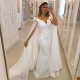 Women Lace Wedding Dress Winter Dress Sexy Formal Dress