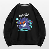 Men and Women Pokemon Pikachu Hoodie Pokémon round Neck Sweater