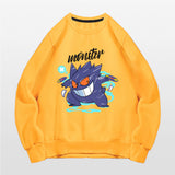 Men and Women Pokemon Pikachu Hoodie Pokémon round Neck Sweater