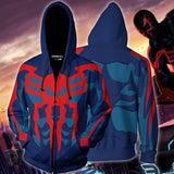 Men Spider Hoodie Spider-Man Sports Zipper Sweater