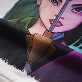 Charlie Luciano Hoodie Mulan Cartoon Print Loose Cotton