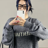 Fog Round Neck Pullover Loose Sweater Men's Knitted Shirt Outer Wear Plus Size Retro Sports Fear Of God essential