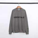 Fog Sweatshirt Street Tide Brand Letter Printed Crew Neck Sweatshirt Men's and Women's Loose Pullover Undershirt Coat Fear Of God