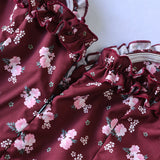 Women Summer Dresses Midi Dress Sexy Split Floral off-the-Shoulder Tube Top Long Dress