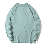 Shark Print Sweatshirts Spring and Autumn Cotton round Neck Long Sleeves T-shirt Men and Women