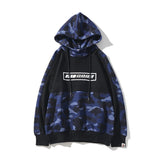 Shark Print Hoodie Fashion Brand Spring and Autumn Men's and Women's Digital Sweater