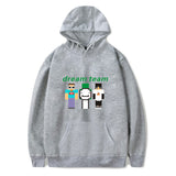 Dreamwastaken Men's Novelty Hoodies Dream Merch Shirt 2D Printed Casual Fashion Loose Hooded Sweater