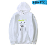 Dreamwastaken Men's Novelty Hoodies Dream Merch Shirt 2D Printed Casual Fashion Loose Hooded Sweater