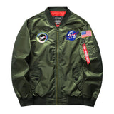 Thin Men's Jacket Flight Casual Loose Men's Clothing Coat Large Size Spring and Autumn Men Bomber Jacket