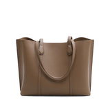 The Teacher Tote Leather Large Capacity Portable Shoulder Tote Bag