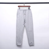 Fog Pants Embroidered Cotton FleeceLined Trousers for Men and Women Fear Of God