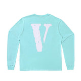 Vlone Sweatshirt Spring and Autumn Printed Long Sleeve Men and Women AllMatching Sweater