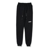 Off White Winter Pants Lettered Casual Cotton Trousers Ow Arrow