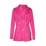 Women Business Professional Attire Early Autumn Small Business Suit Coat Slim-Fit Figure Flattering Suit