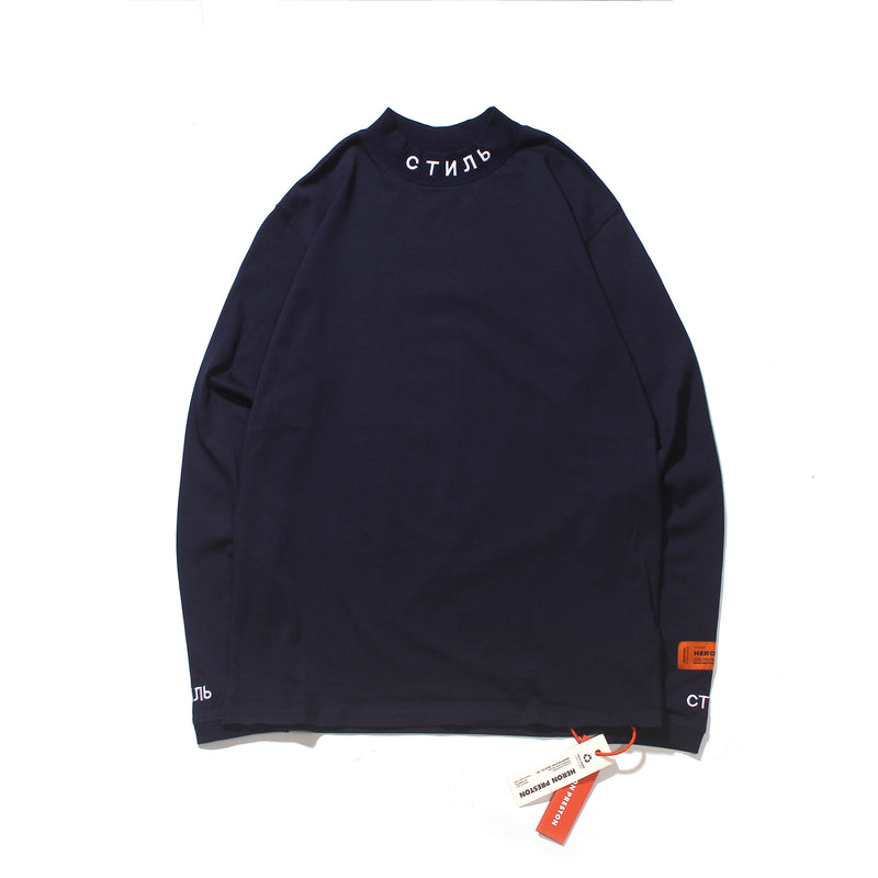 Heron Preston Sweatshirts Half Turtleneck Bottoming Shirt
