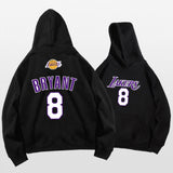 In Memory of Kobe Hoodie Kobe Commemorative Edition No. 8 Hooded Sweater Sports Loose