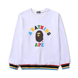 Shark Print Sweatshirts Autumn and Winter New Camouflage Color Printed Logo Male and Female Couples Wear Pullover