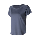 Moisture Wicking Shirts Summer Exercise T-shirt Women Loose Casual Workout Clothes