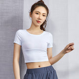 Moisture Wicking Shirts Summer Sexy Beauty Back Sports Top for Women
