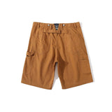 Shark Print Shorts Shark Head Embroidery Tiger Head Tooling Shorts Men's Casual Pants