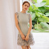Knee Length Semi Formal Dresses for Wedding Dress Birthday Party Banquet