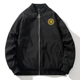 New York NYC Varsity Jacket Baseball Uniform Sequined Embroidered Flight Suit Coat