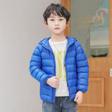 Kids Winter Coats Puffer Jacket down Coat Children's down Jacket Trendy Lightweight Hooded Jacket