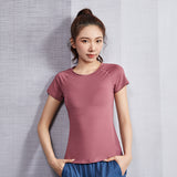 Moisture Wicking Shirts Summer Sports Workout Clothes Sports T-shirt for Women